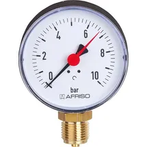 Banyo Afriso Rohrfedermanometer RF 100 radial 0/16 bar, G 1/2'' B, Gehäuse-d= 100mm