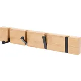 Wandgarderobe Mit Klapphaken – Ein Moderner Garderobenorganizer Aus Holz Für Den Eingangsbereich, Perfekt Für Mäntel (4 Haken)