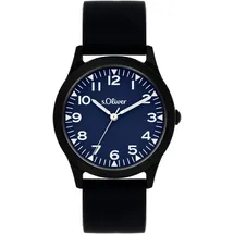 s.Oliver The Black Rush 0 mm Silikonarmband Schwarz