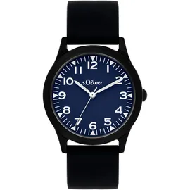 s.Oliver The Black Rush 0 mm Silikonarmband Schwarz