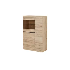 Möbel Kraft Highboard 86 x 131 x 40 cm Mehrfarbig