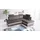 Sonstige Verlage Robin Paris Ecksofa mit Schlaffunktion Bettkasten 5 Verstellbare Kopfstützen Sofa L-Form Schlafsofa Freistehende Eckcouch Schlafcouch Wohnzimmerm... - Grau/Creme