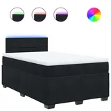 vidaXL Boxspringbett 120 x 200 cm Schwarz