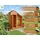 prestige home living outdoor Werkzeugschrank Holz 131 x 54 x 180 cm braun