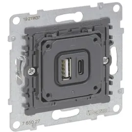 Legrand SEANO 2-fach USB-Ladesteckdose Weiß 1 St.