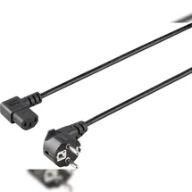 Sygonix SY-5042718 Kaltgeräte Anschlusskabel Schwarz 1.50m
