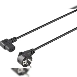 Sygonix SY-5042718 Kaltgeräte Anschlusskabel Schwarz 1.50m
