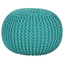 GUTMANN FACTORY Pouf Baumwolle 0 x 0 x 0 cm Türkis