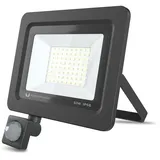 Flutlicht LED PROXIM ll IP66 Wasserdicht Strahler Fluter 50W Neutralweiß (4500K) 4000LM Mit Bewegungsmelder Spotlight Außenstrahler Wandstrahler