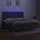 vidaXL Boxspringbett 200 x 200 cm Dunkelgrau