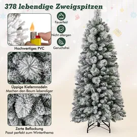 Costway Künstlicher Weihnachtsbaum grün 150 cm