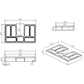 Bernstein - Für Badmöbel ab 70 cm Schrankbreite