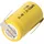 AccuCell 1/2AA Akku mit 1,2 Volt Spannung und 600mAh Kapazität mit Lötfahnen Z-Form, 25,5 x 14,5 mm