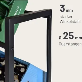 D&D Living Getränkekistenregal 104 x 32 x 82 cm Schwarz