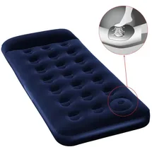 BESTWAY Single-Luftbett mit integrierter Fußpumpe 185 x 76 x 28 cm