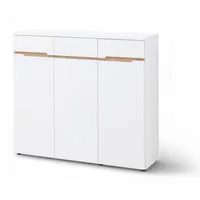 Innostyle Schuhschrank Memphis Schuhschrank, 120x107x38cm (B/H/T) (1 St.), weiß