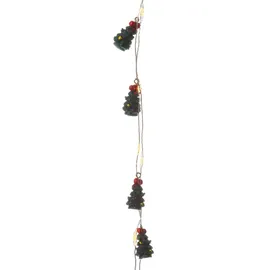 MARELIDA LED Lichterkette Tannenbäume 2 m Grün