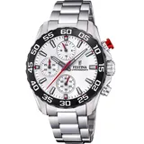 Festina F20457/1 36,5mm Edelstahlgehäuse Silber Armband