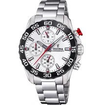 Festina F20457/1 36,5mm Edelstahlgehäuse Silber Armband
