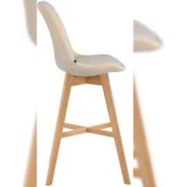 CLP Barhocker Cannes Samt creme/natura