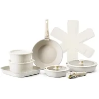 Vevor Topf-Set 17-tlg. Induktionskochtöpfe mit abnehmbaren Griffen + Glasdeckel