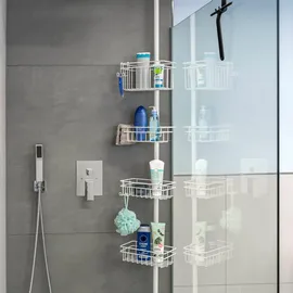 bremermann Teleskop-Badregal, weiß | Gr.: onesize