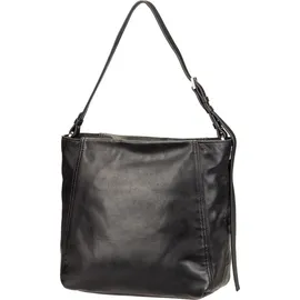 Liebeskind Berlin Hobo Bag M Leder/ Baumwolle Black