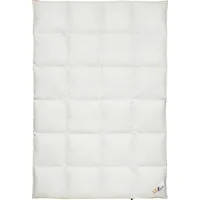 OBB Daunendecke 120 Jahre Ganzjahresdecke medium Größe 155x220 cm - Weiß