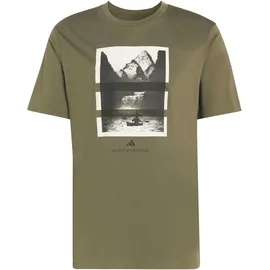 adidas Outdoor Kayaking Graphic T-Shirt olive strata S