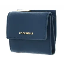 Coccinelle Metallic Soft Geldbörse Damen blau
