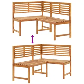 vidaXL Garten-Eckbank 140 x 140 x 85 cm Braun