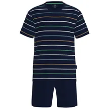 Götzburg Pyjama Shorty Blau 3XL