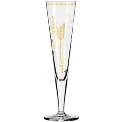 Ritzenhoff Champagnerglas Goldnacht 205 ml Kristall, Kristalloptik Gold