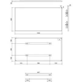 Ximax Infrarotheizung, aluminium - weiss