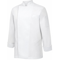 METRO Professional Kochjacke, Polyester / Baumwolle, mit langen Ärmeln, für Herren, Größe XXXL, weiß