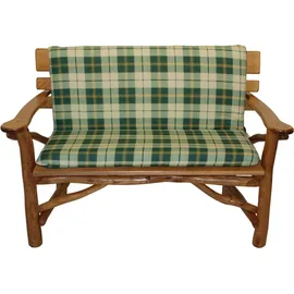 DEGAMO Bankauflage 98 x 88 cm grün/beige kariert 1 St.