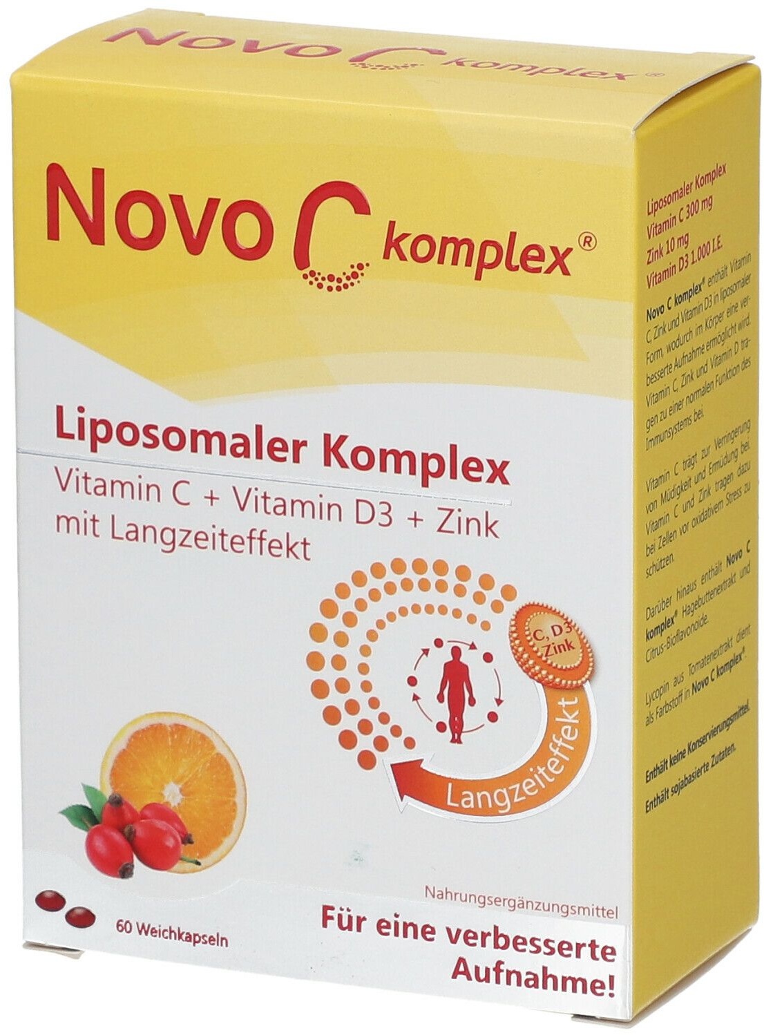 Novo C komplex® Liposomaler Komplex Kapseln 60 St 60 St Kapseln