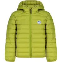 North Sails Grüne Kinderjacke mit Kapuze, wasserabweisend und nachhaltig
