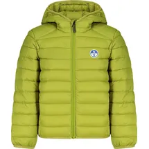North Sails Grüne Kinderjacke mit Kapuze, wasserabweisend und nachhaltig