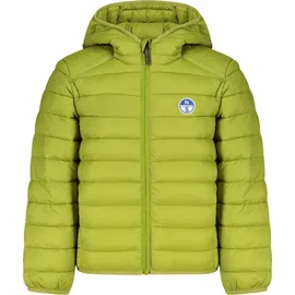 North Sails Grüne Kinderjacke mit Kapuze, wasserabweisend und nachhaltig