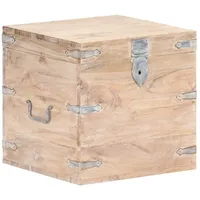 VidaXL Truhe 40x40x40 cm Akazie Massivholz