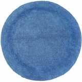 Homescapes Badematte Blau Ø 80 cm