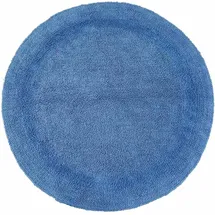Homescapes Badematte Blau Ø 80 cm