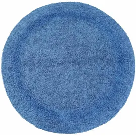 Homescapes Badematte Blau Ø 80 cm