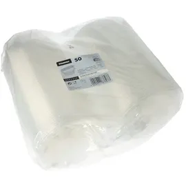 Papstar Starpak Verpackungsbecher mit Klappdeckeln, PP 8-eckig 375 ml 4,2 cm x 11 cm x 11 cm transparent