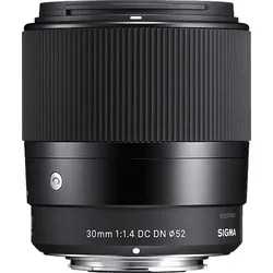 SIGMA Contemporary - 30 mm f./1.4 (Standardzoom-Objektiv für Canon R-Mount, Schwarz)