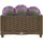 furnicato Hochbeet 40 x 40 x 23 cm Braun