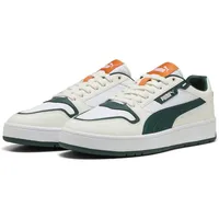 Puma Unisex Court Classic Street Sneaker, White-Dark Myrtle-WARM White,