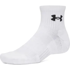 Under Armour Performance Cotton 3p Quarter Socken 3 Weiß 36,5-42