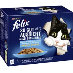 Felix so gut wie es aussieht Geschmacksvielfalt aus dem Wasser 12x85g